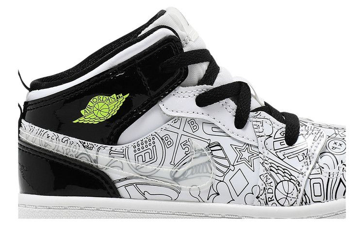 Кроссовки Air Jordan 1 Mid SE TD 'DIY'