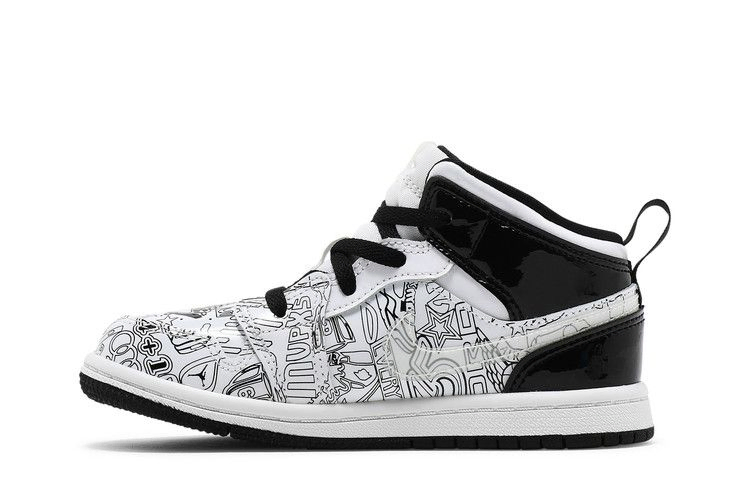 Кроссовки Air Jordan 1 Mid SE TD 'DIY'