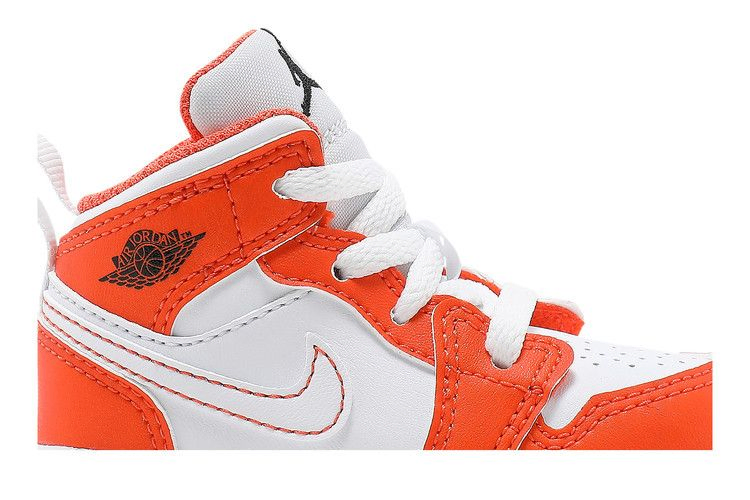 Кроссовки Air Jordan 1 Mid SE TD 'Electro Orange'