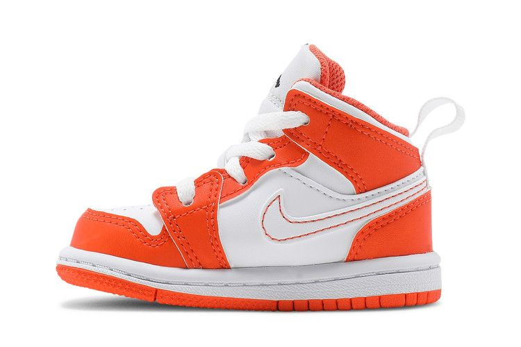 Кроссовки Air Jordan 1 Mid SE TD 'Electro Orange'