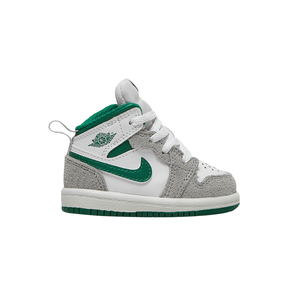 Кроссовки Air Jordan 1 Mid SE TD 'Grey Pine Green'