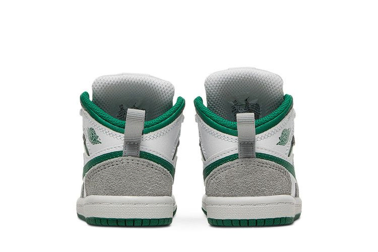 Кроссовки Air Jordan 1 Mid SE TD 'Grey Pine Green'