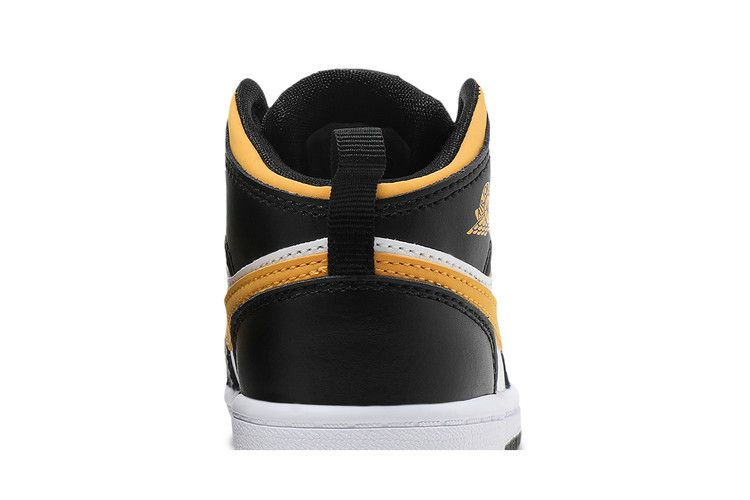 Кроссовки Air Jordan 1 Mid TD 'Black University Gold'