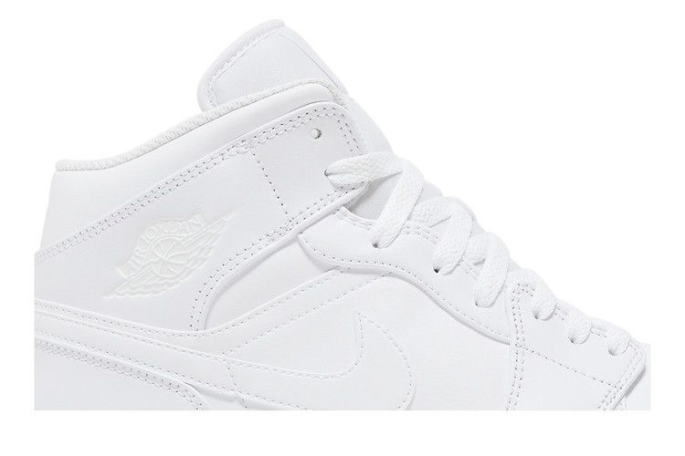 Кроссовки Air Jordan 1 Mid 'Triple White'