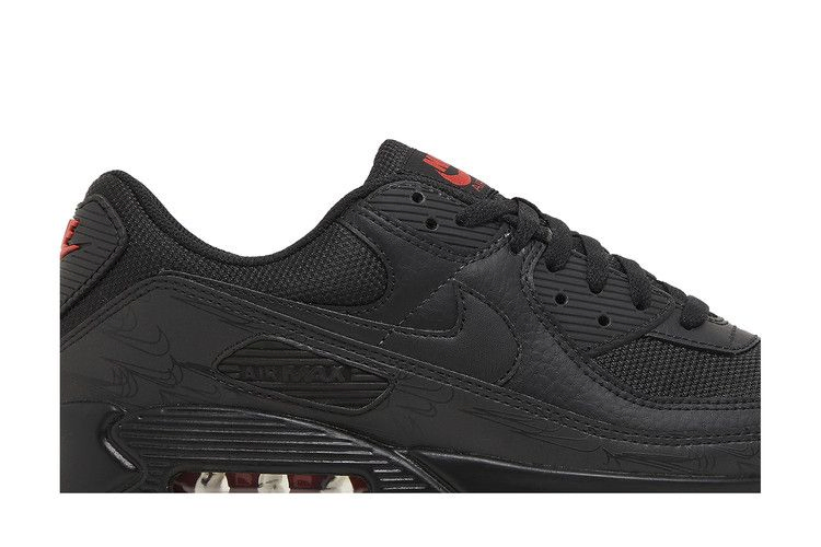 Кроссовки Nike Air Max 90 'Black Red Reflective'