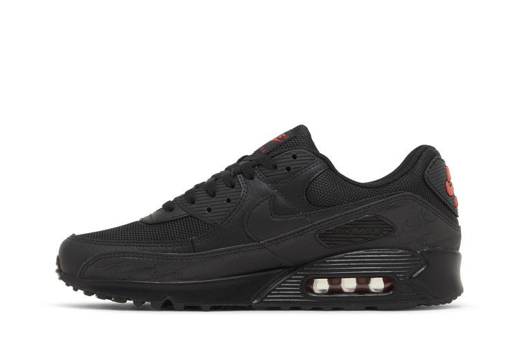 Кроссовки Nike Air Max 90 'Black Red Reflective'