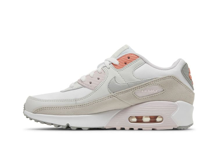 Кроссовки Nike Air Max 90 Leather GS 'White Light Violet'