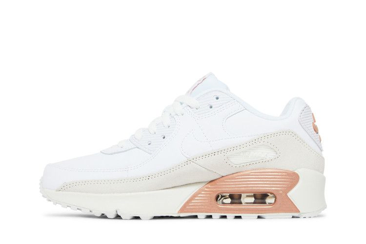 Кроссовки Nike Air Max 90 Leather GS 'White Metallic Red Bronze'