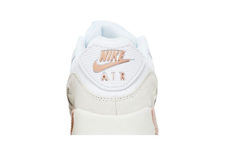 Кроссовки Nike Air Max 90 Leather GS 'White Metallic Red Bronze'