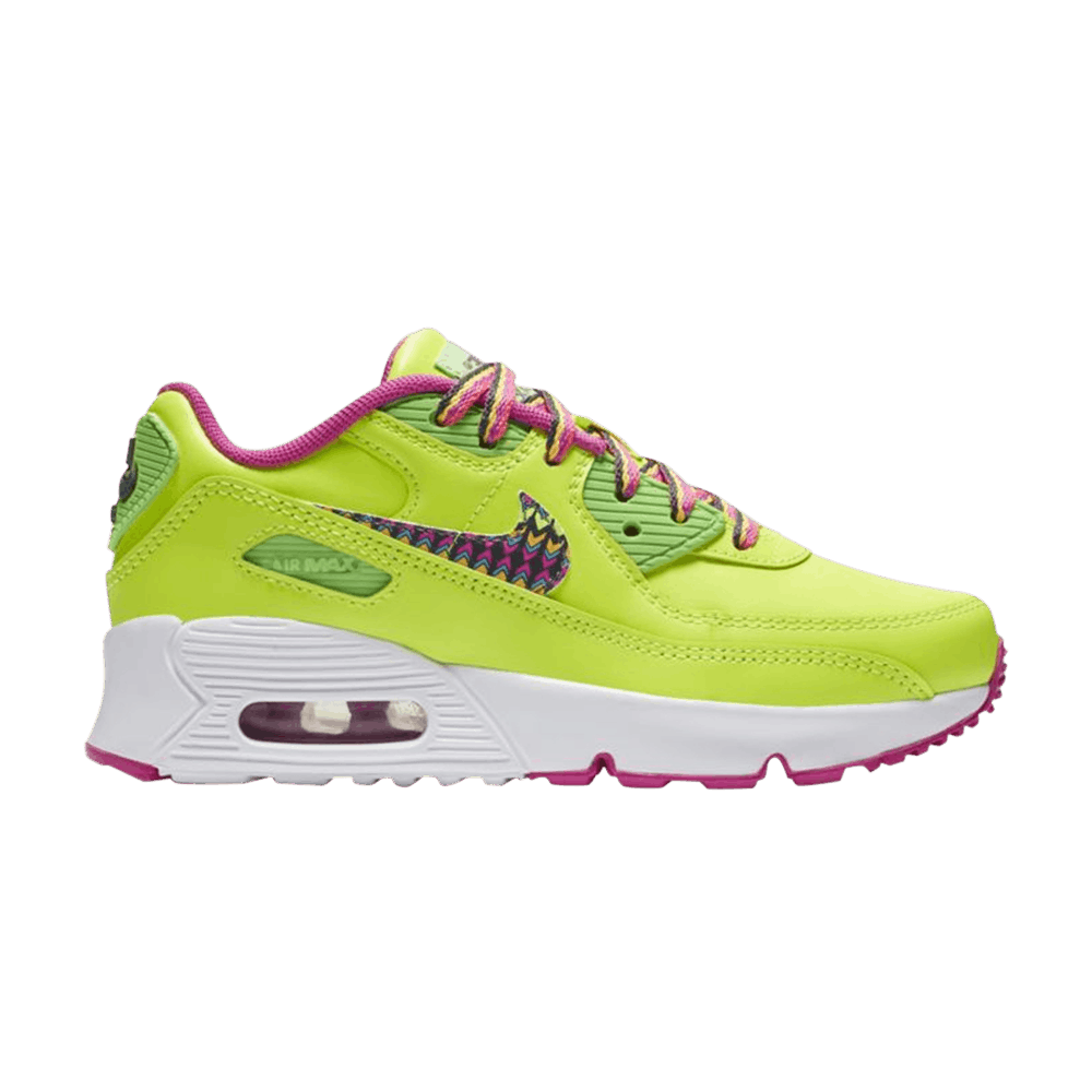 Кроссовки Nike Air Max 90 Leather PS 'Volt Fire Pink'