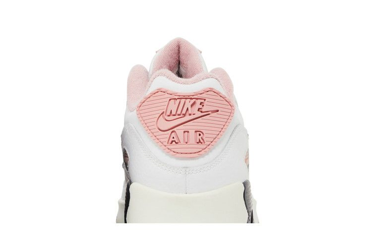 Кроссовки Nike Air Max 90 Leather SE GS 'White Pink Glaze'