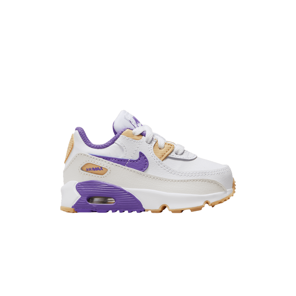 Кроссовки Nike Air Max 90 Leather TD 'White Action Grape'
