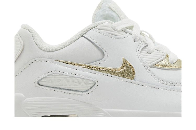 Кроссовки Nike Air Max 90 Leather TD 'White Metallic Gold Star'