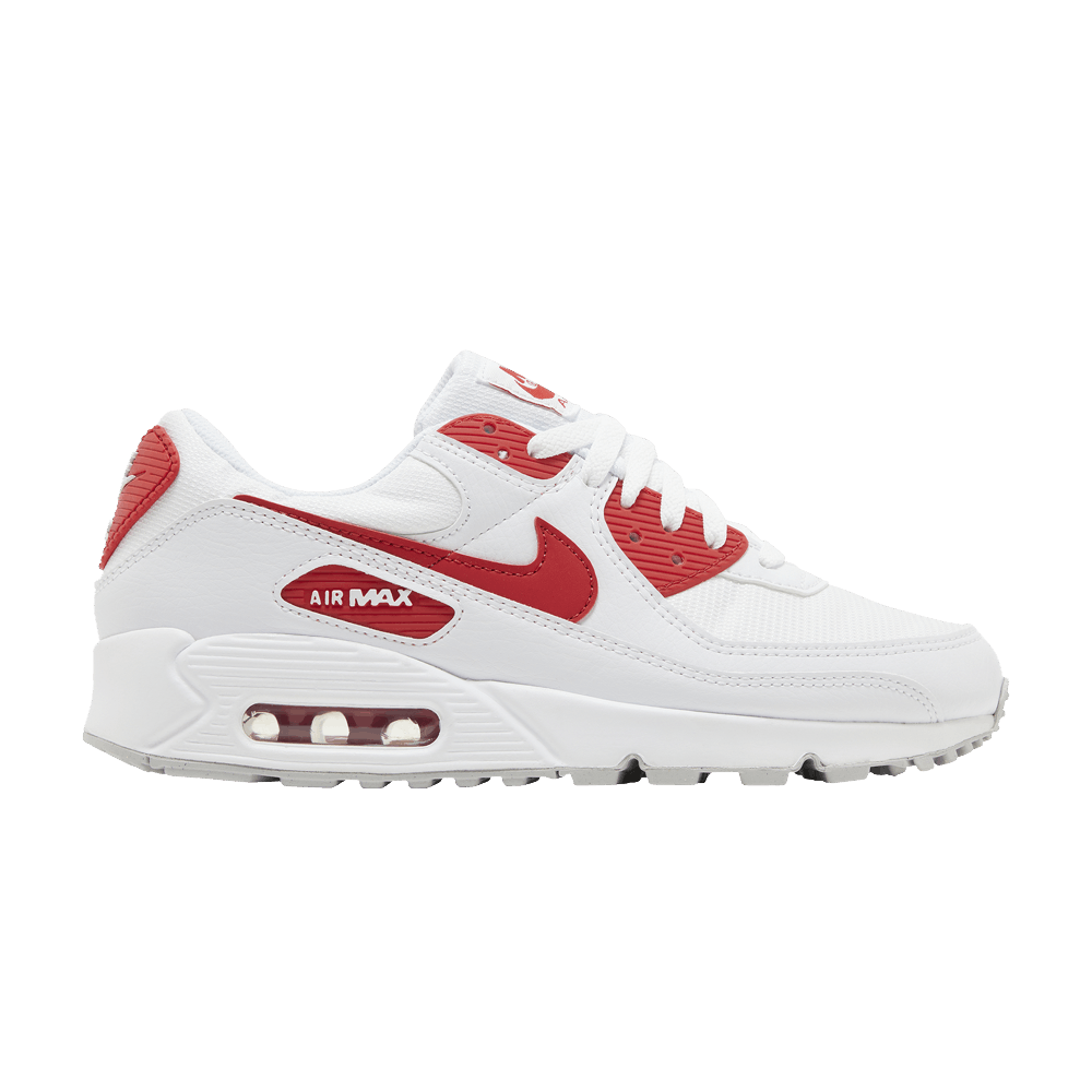 Кроссовки Nike Air Max 90 'White University Red'