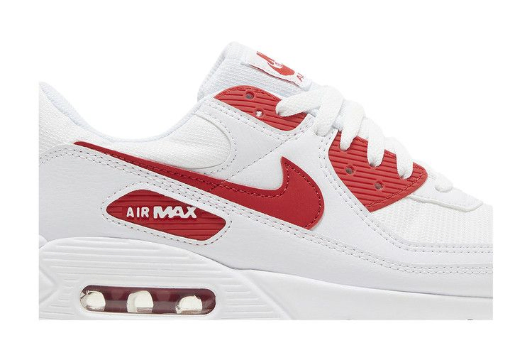 Кроссовки Nike Air Max 90 'White University Red'
