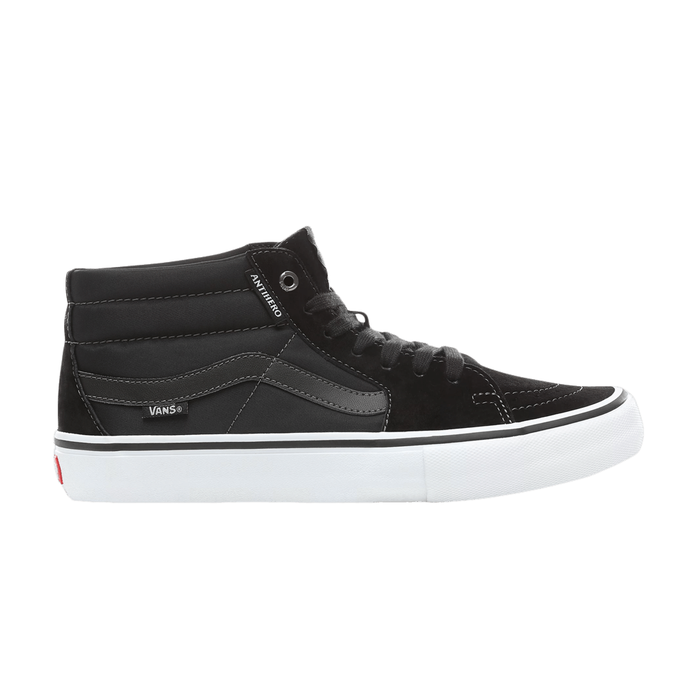 Кроссовки Vans Anti Hero x Sk8-Mid Pro 'Black'