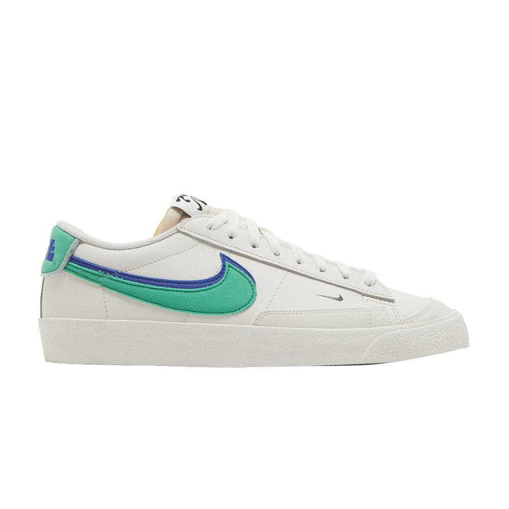 Кроссовки Nike Blazer Low '77 SE 'Double Swoosh - Phantom Green Royal'