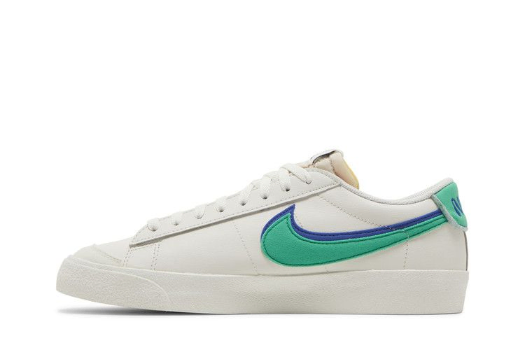 Кроссовки Nike Blazer Low '77 SE 'Double Swoosh - Phantom Green Royal'