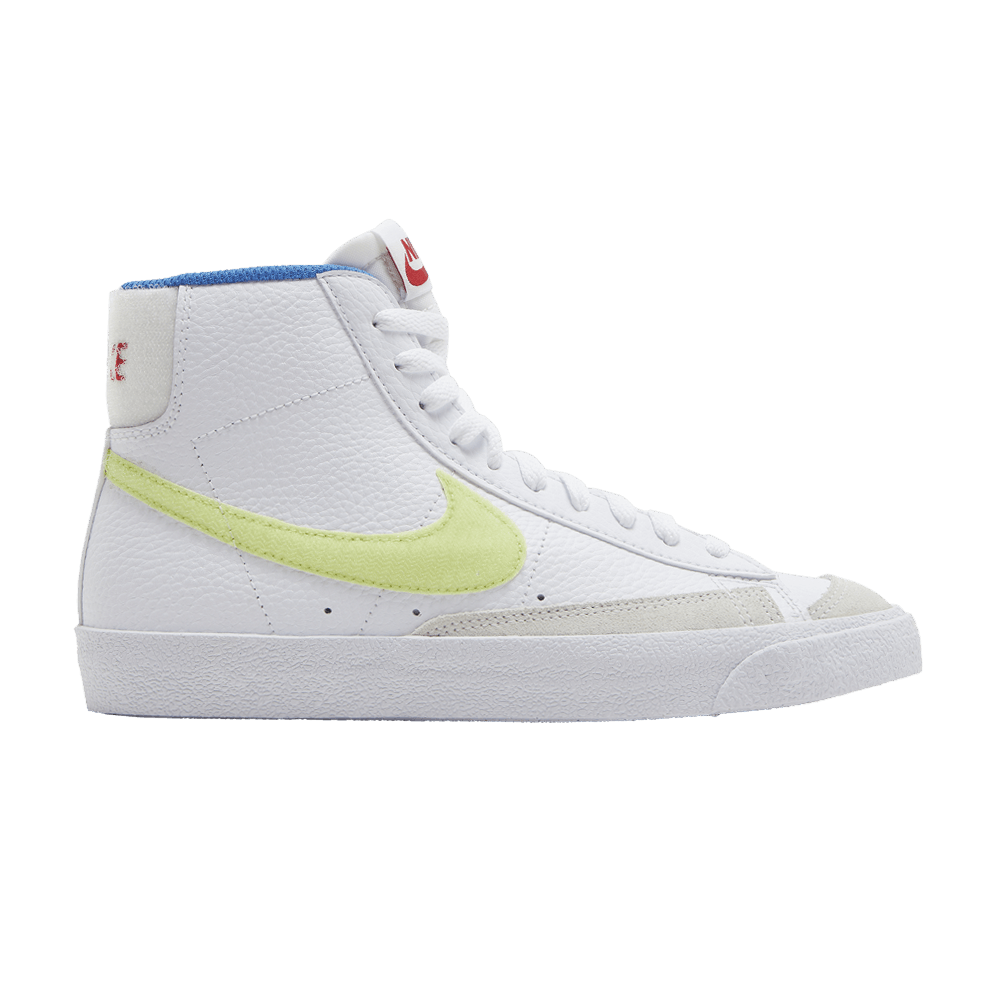 Кроссовки Nike Blazer Mid '77 GS 'White Lemon Twist Blue'