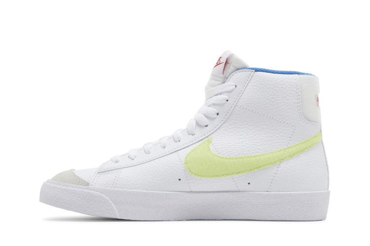 Кроссовки Nike Blazer Mid '77 GS 'White Lemon Twist Blue'