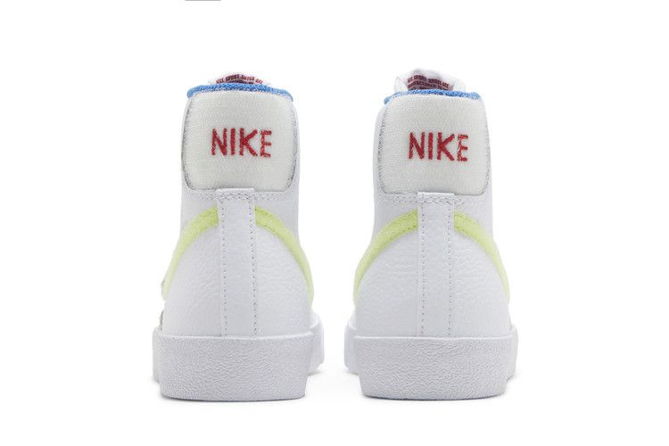 Кроссовки Nike Blazer Mid '77 GS 'White Lemon Twist Blue'