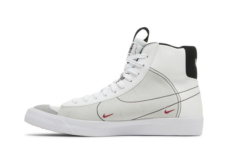 Кроссовки Nike Blazer Mid '77 SE GS 'White Rush Maroon'