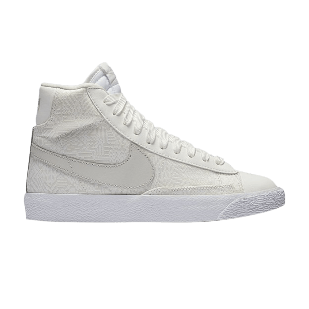 Кроссовки Nike Blazer Mid SE GS 'White Light Bone Pattern'