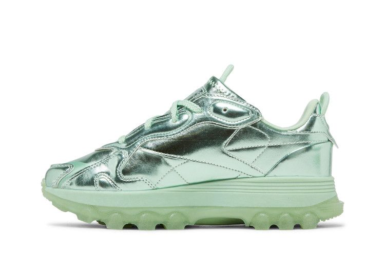 Кроссовки Reebok Cardi B x Classic Leather Big Kid 'Semi Pixel Mint'