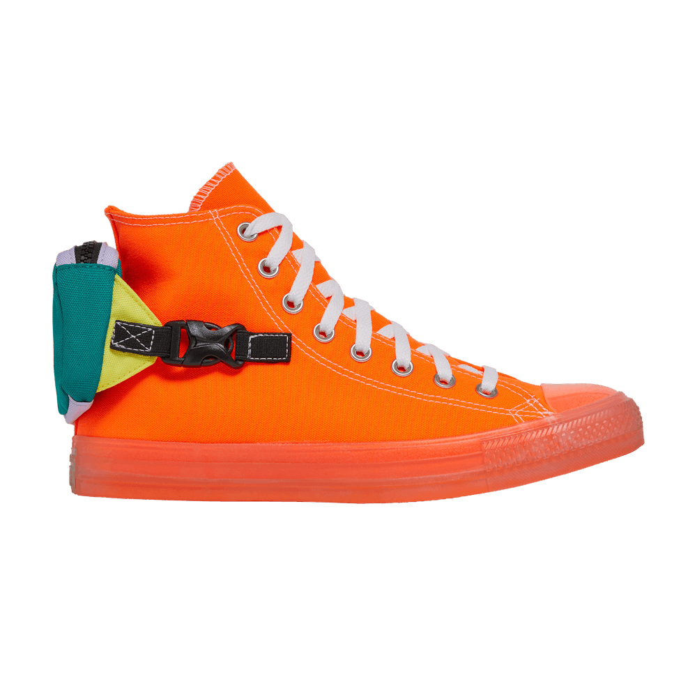 Кроссовки Converse Chuck Taylor All Star Buckle Up High 'Total Orange'