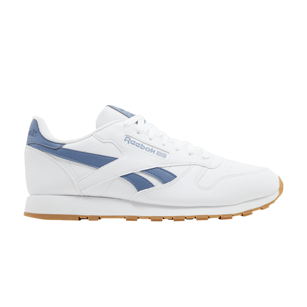 Кроссовки Reebok Classic Leather 'White Blue Slate'