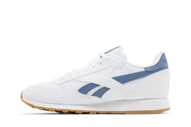 Кроссовки Reebok Classic Leather 'White Blue Slate'