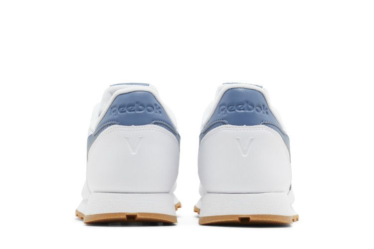 Кроссовки Reebok Classic Leather 'White Blue Slate'