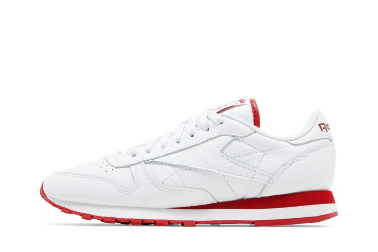 Кроссовки Reebok Classic Leather 'White Flash Red'