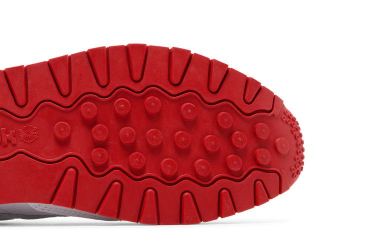 Кроссовки Reebok Classic Leather 'White Flash Red'