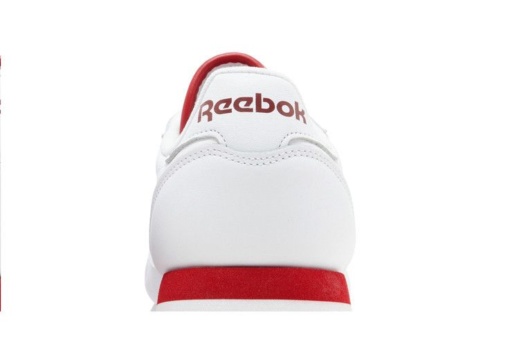 Кроссовки Reebok Classic Leather 'White Flash Red'