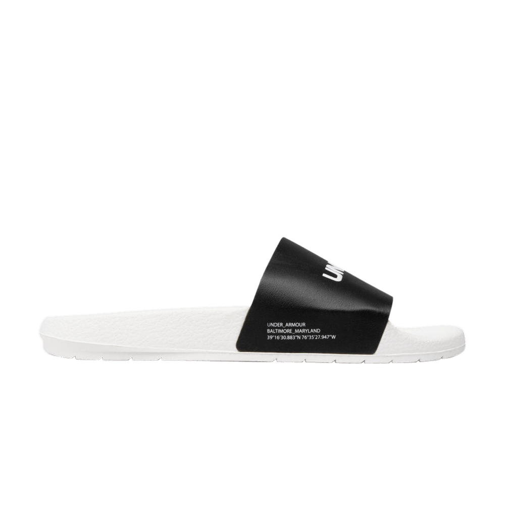 Кроссовки Under Armour Core Remix Slides 'White Black'