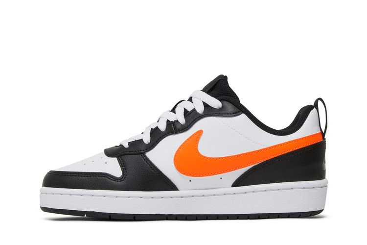 Кроссовки Nike Court Borough Low 2 GS 'White Black Orange'