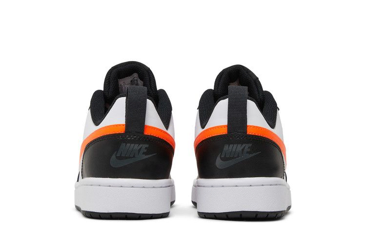 Кроссовки Nike Court Borough Low 2 GS 'White Black Orange'