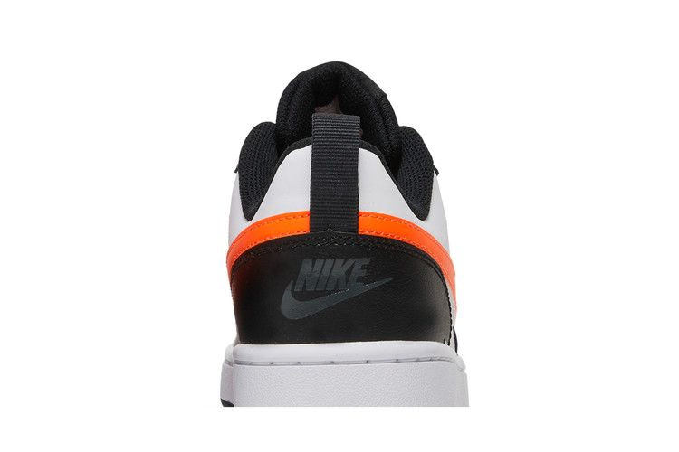 Кроссовки Nike Court Borough Low 2 GS 'White Black Orange'