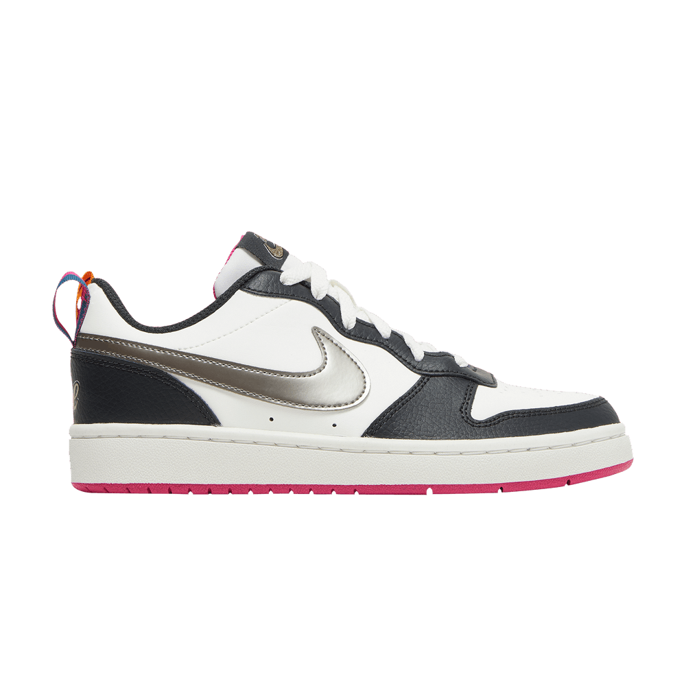 Кроссовки Nike Court Borough Low 2 SE GS 'Summit White Pink Prime'