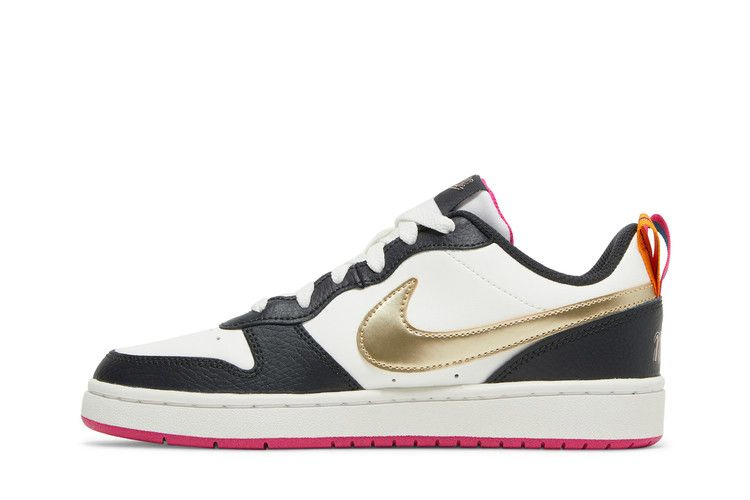 Кроссовки Nike Court Borough Low 2 SE GS 'Summit White Pink Prime'