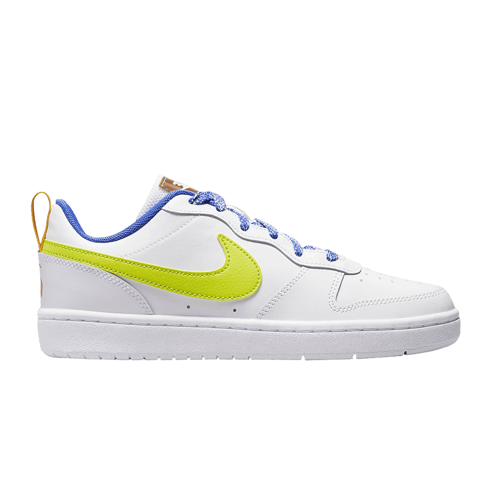 Кроссовки Nike Court Borough Low 2 SE GS 'White Atomic Green'