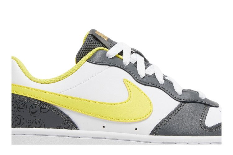Кроссовки Nike Court Borough Low 2 SE GS 'White Yellow Strike'