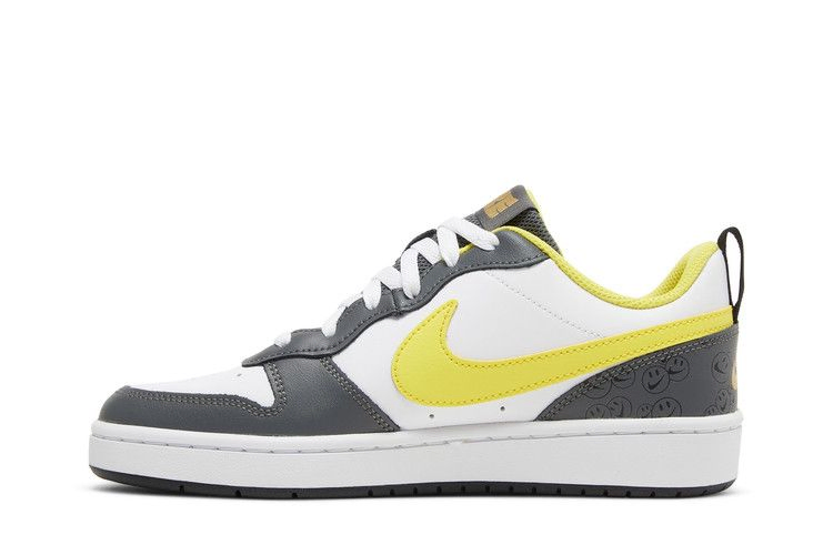 Кроссовки Nike Court Borough Low 2 SE GS 'White Yellow Strike'