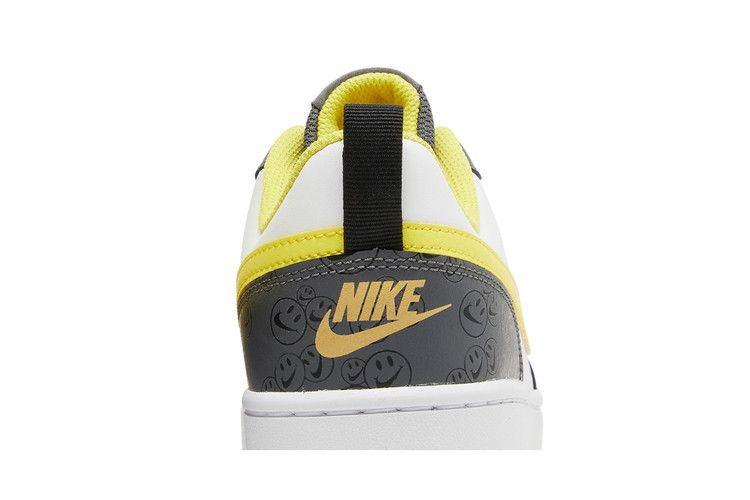 Кроссовки Nike Court Borough Low 2 SE GS 'White Yellow Strike'