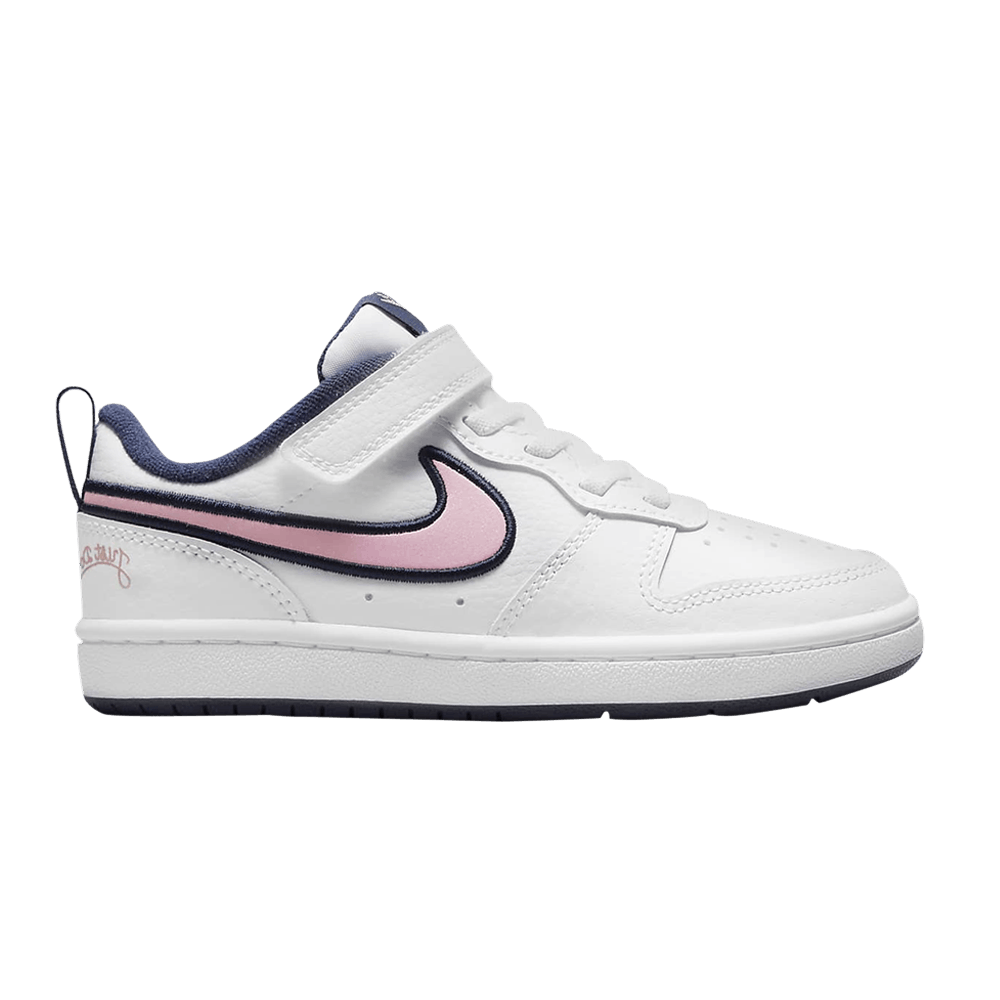 Кроссовки Nike Court Borough Low 2 SE PS 'White Pink Glaze'