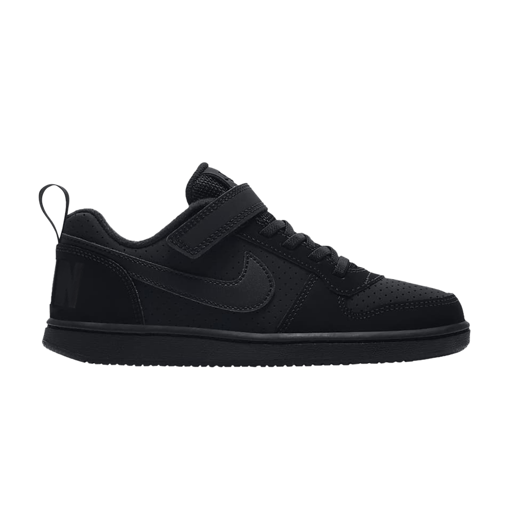 Кроссовки Nike Court Borough Low PS 'Triple Black'