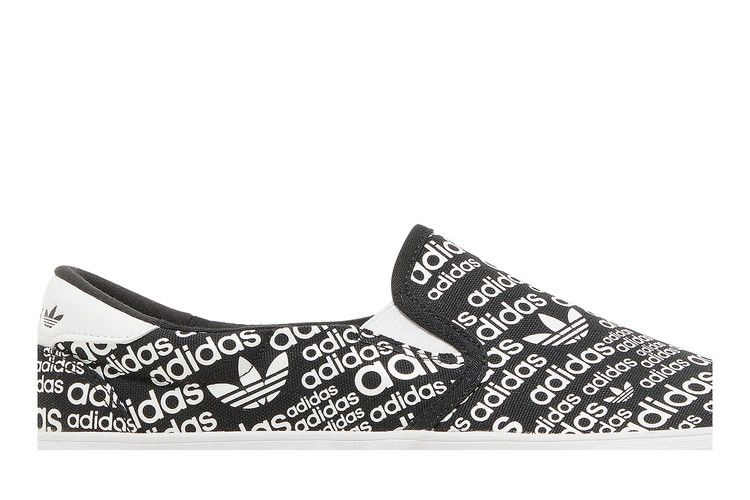 Кроссовки adidas Court Rallye Slip 'Allover Logo - Black White'