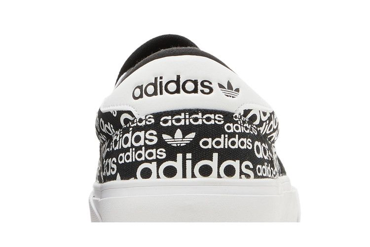 Кроссовки adidas Court Rallye Slip 'Allover Logo - Black White'