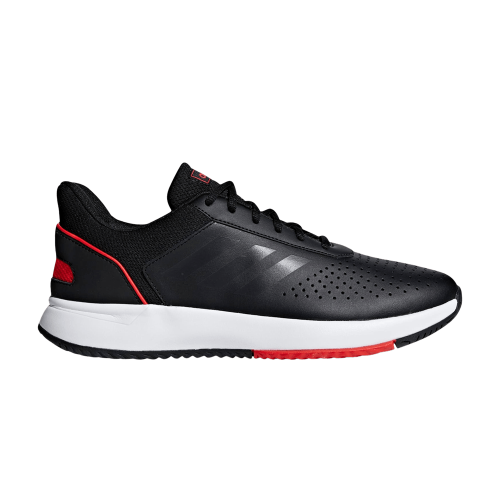 Кроссовки adidas Courtsmash 'Black Active Red'